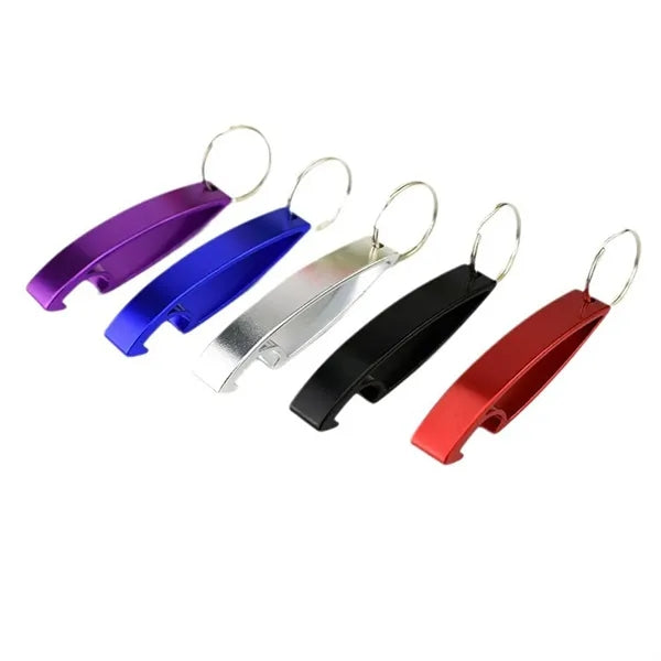 Portable Aluminum Bottle Opener With Keychain