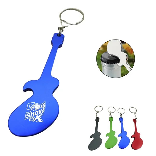 Aluminum Alloy Guitar Shape Bottle Opener