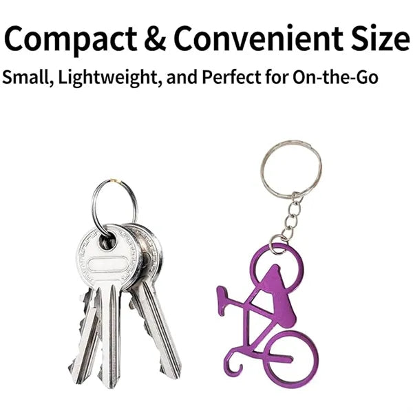 Aluminum Alloy Bicycle Shape Bottle Opener