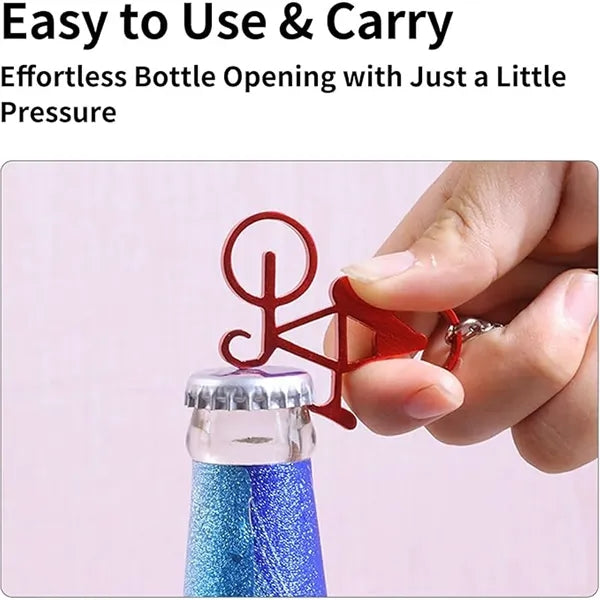 Aluminum Alloy Bicycle Shape Bottle Opener