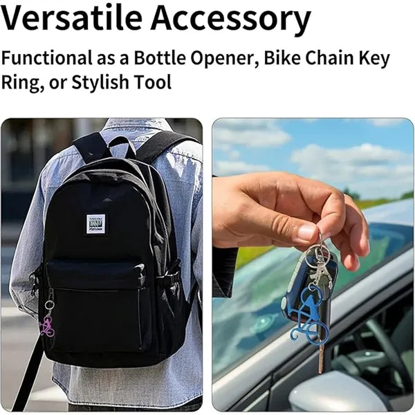 Aluminum Alloy Bicycle Shape Bottle Opener
