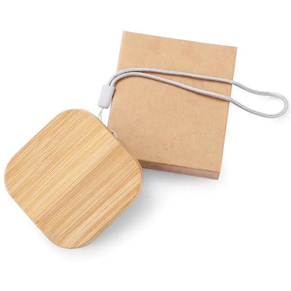 Bamboo Storage with Quick-Charge Cables