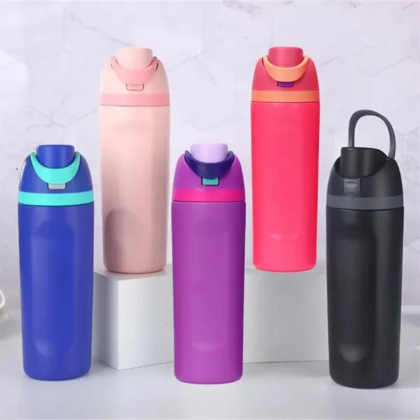 24 OZ Portable Fruit Color Stainless Steel Bottle