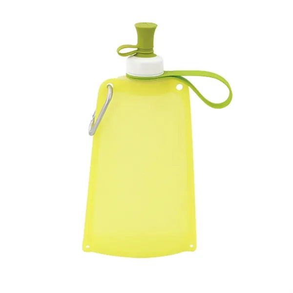 18 oz Foldable Food-Grade Silicone Water Bottle