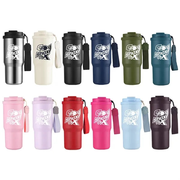 25 OZ Portable Stainless Steel Vacuum Coffee Bottle