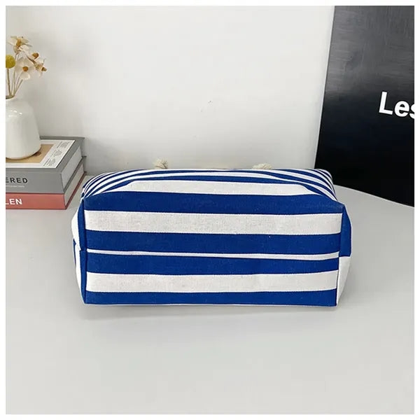 19in Striped Rope Handle Comfort Durable Tote Bag