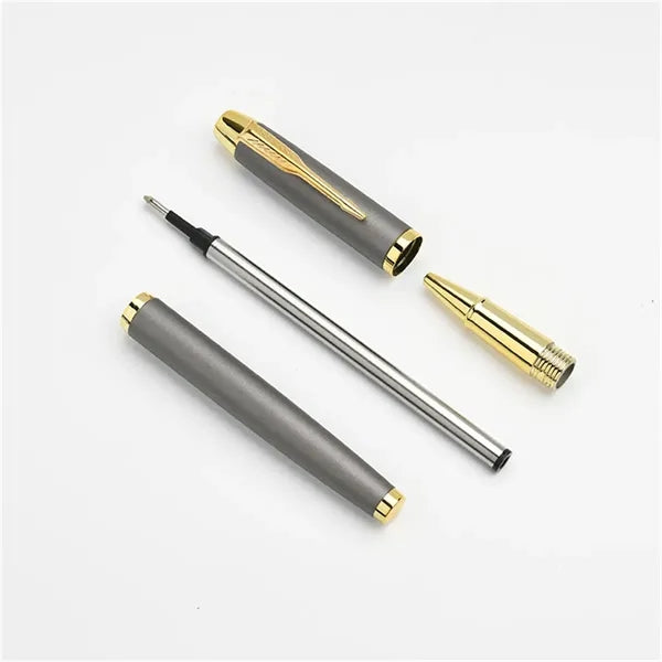 Metal Feather Decor 0.5mm Neutral Pen