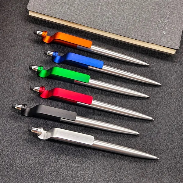 3 in 1 Multi Functional Black Ballpoint Stylus Pen