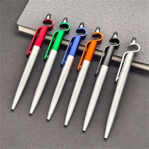 3 in 1 Multi Functional Black Ballpoint Stylus Pen