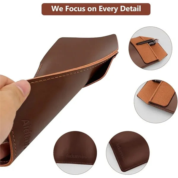 PU Leather Pocket Pen Holder Organizer
