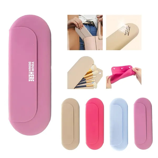 Travel Cosmetic Brushes Silicone Storage Bag