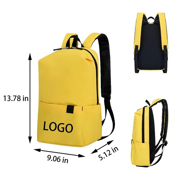 Minimalist Solid Color Backpack