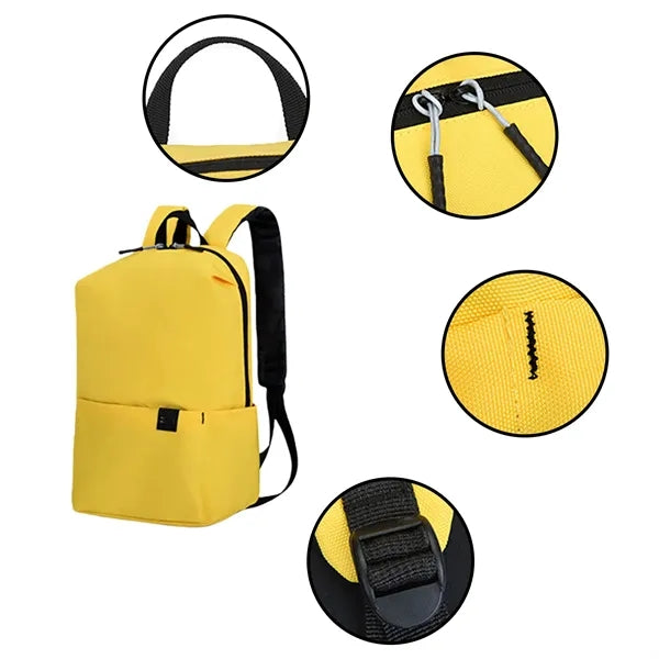 Minimalist Solid Color Backpack