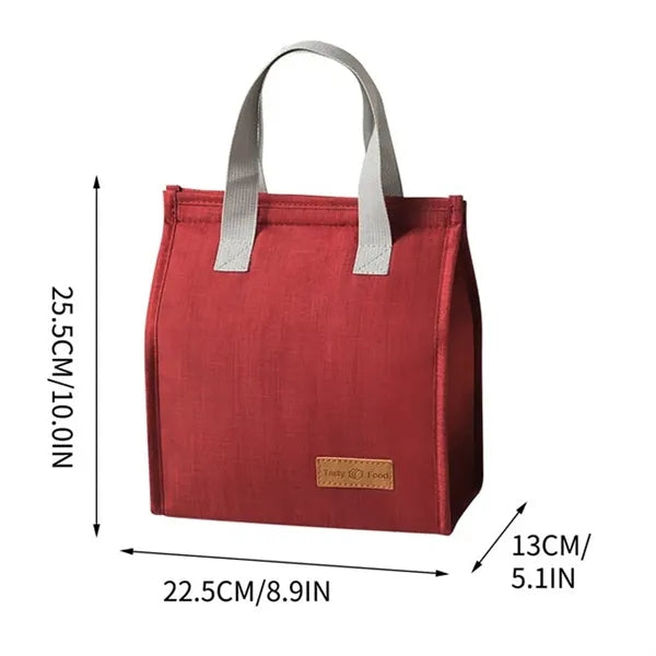Waterproof Insulated Cooler Lunch Bento Tote Bag