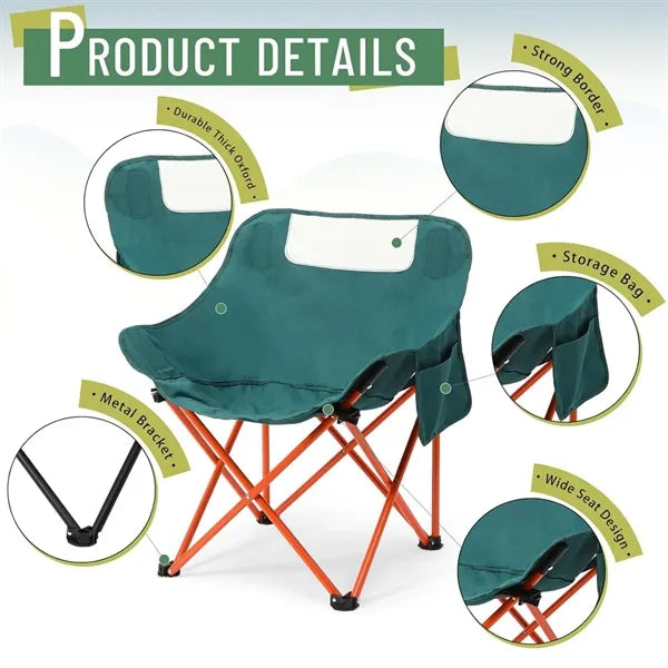 Outdoor Folding Camping Moon Chair