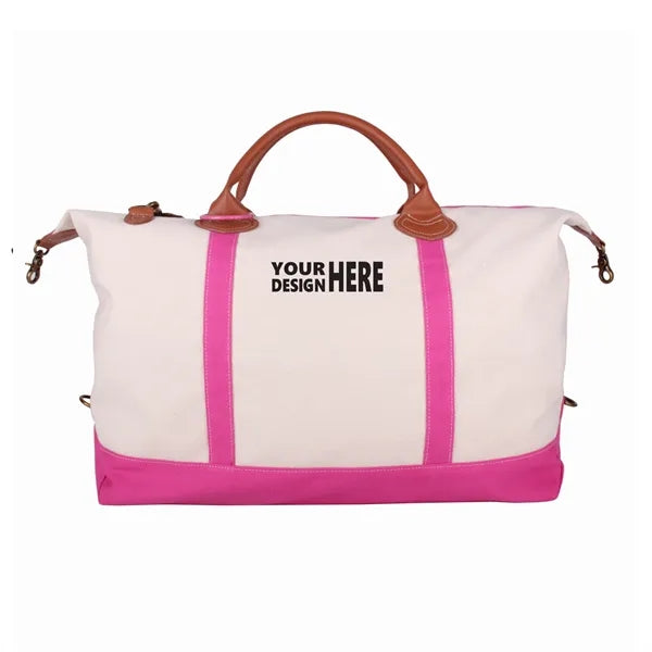Weekender Cotton Canvas Duffle Bag
