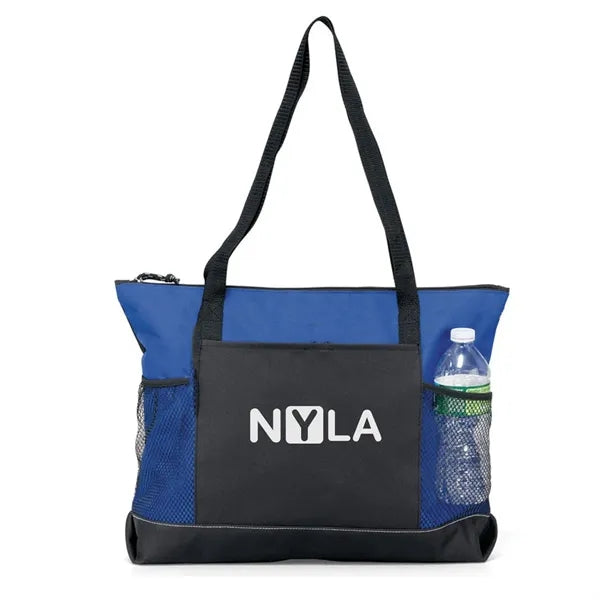 Oxford Zippered Tote Bag