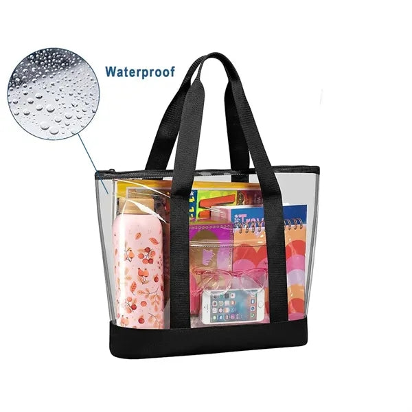 Handy Laundry Clear PVC Tote Bag