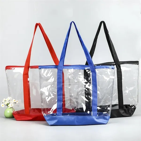Handy Laundry Clear PVC Tote Bag