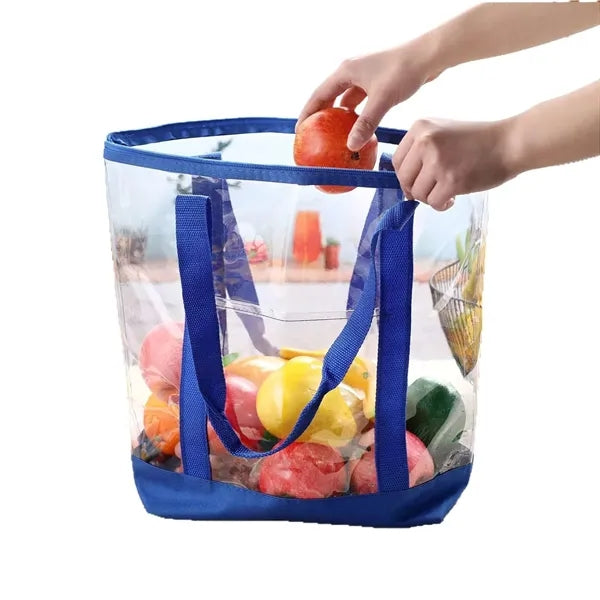Handy Laundry Clear PVC Tote Bag