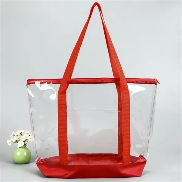 Handy Laundry Clear PVC Tote Bag