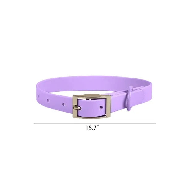 PVC Adjustable Pet Collar w/ Buckle