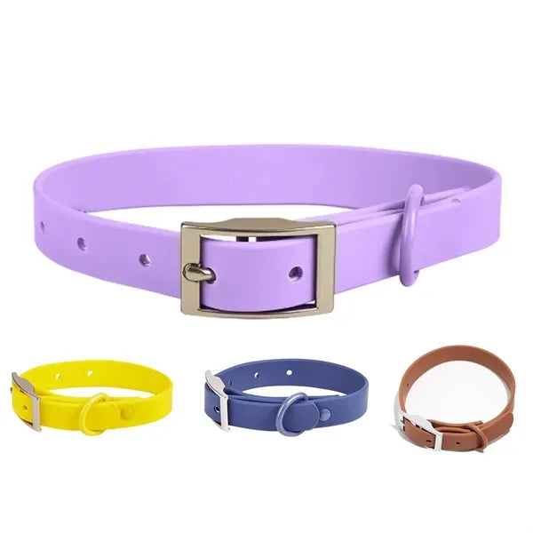 PVC Adjustable Pet Collar w/ Buckle