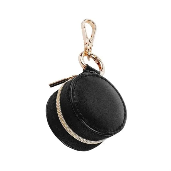 Mini Portable Travel Jewelry Storage Box w/ Keychain