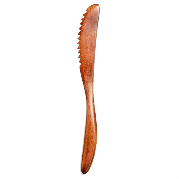 Eco-Friendly Wooden Serrated Kitchen Knife