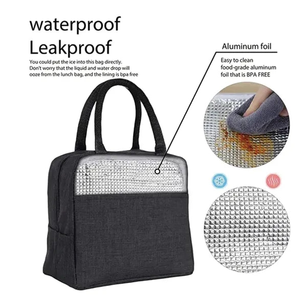 Portable Oxford Cloth Insulated Lunch Cooler