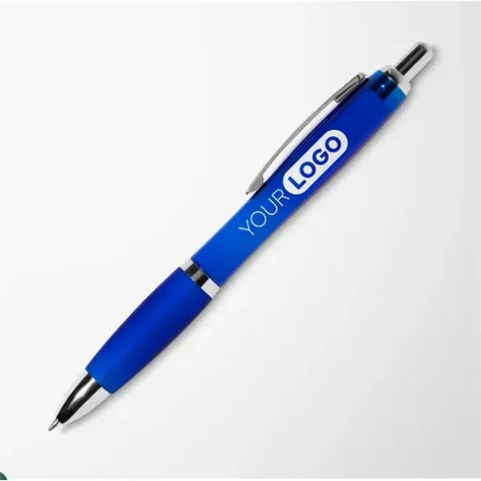 Nash ballpoint pen with coloured barrel and grip