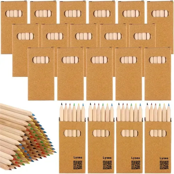 6-Color Eco-Friendly Colored Pencils In Kraft Paper Box