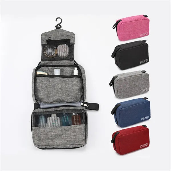Heathered Hanging Toiletry Bag