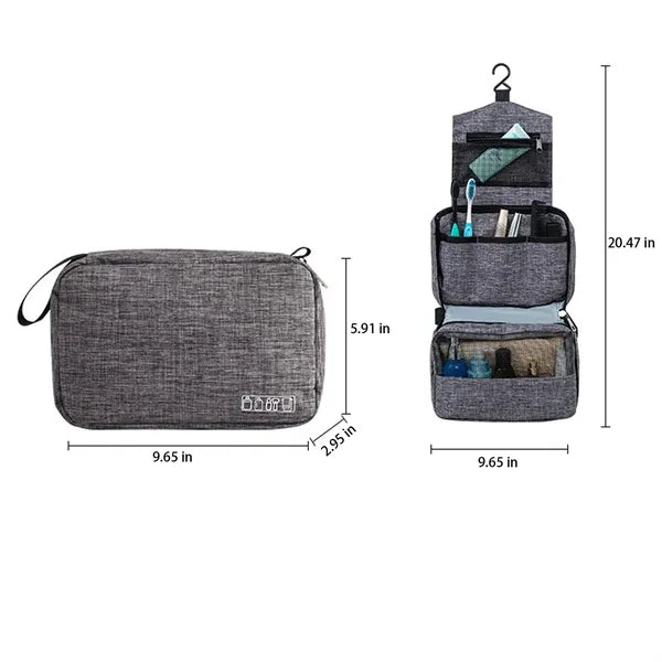 Heathered Hanging Toiletry Bag
