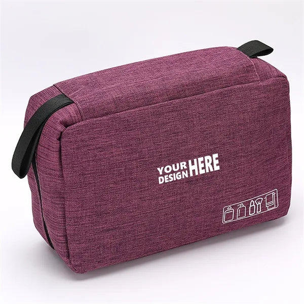 Heathered Hanging Toiletry Bag