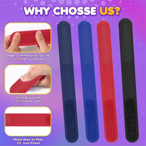 Silicone Sensory Snap Bracelet Stress Relief Wristband
