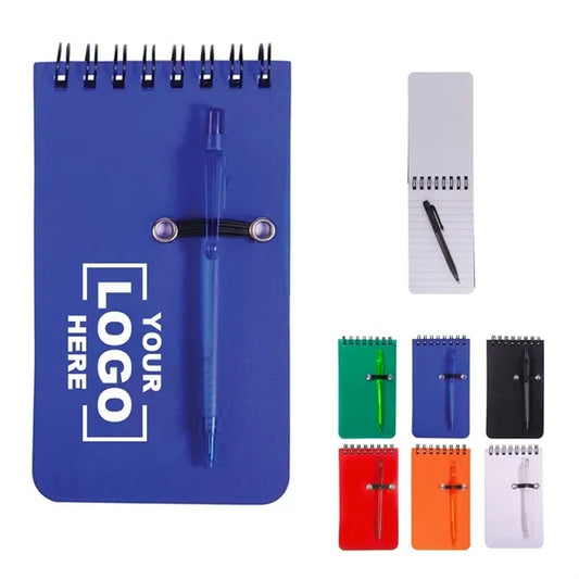 Spiral Jotter Notepad Notebook with Pen