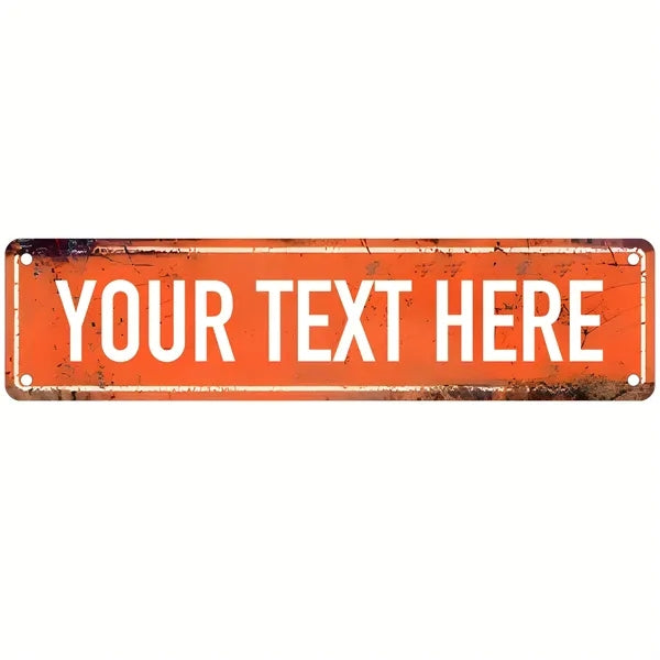 Street Sign Custom Name Decor Indoor Outdoor
