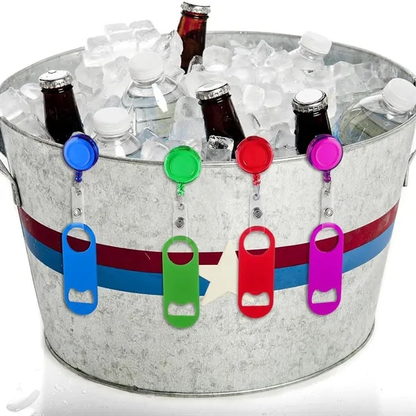 Portable Stainless Steel Retractable Bottle Opener