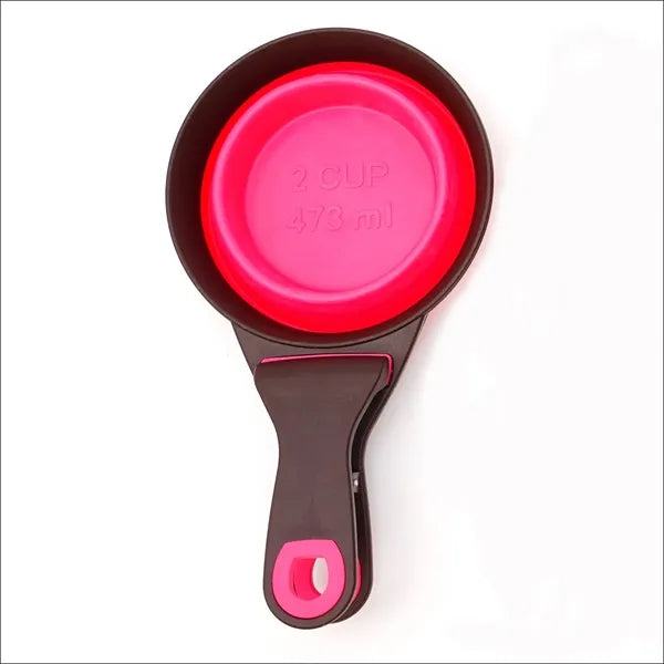 Multifunctional Foldable Silicone Cat Food Spoon With Clip