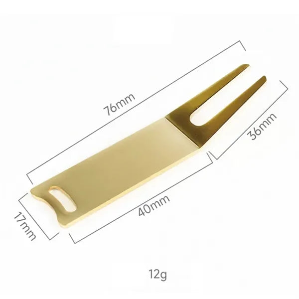 Stainless Steel Golf Divot Fork