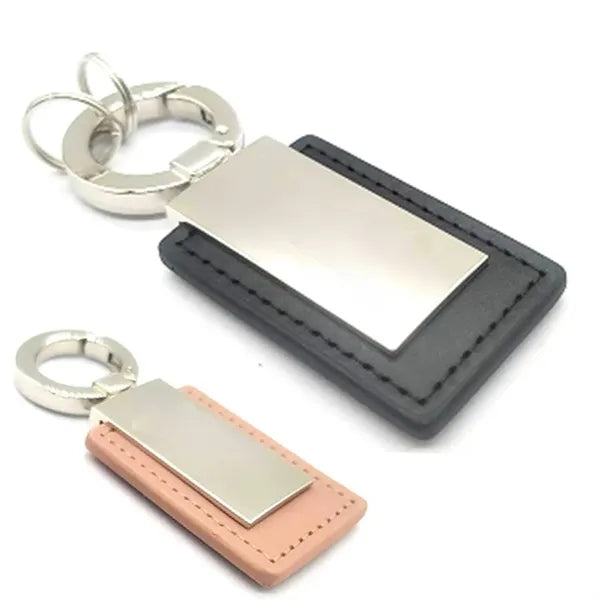 PU Leather Metal Keychain