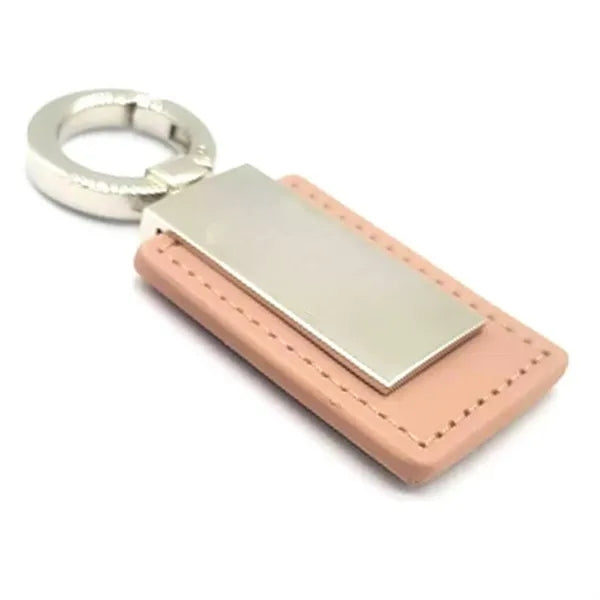 PU Leather Metal Keychain