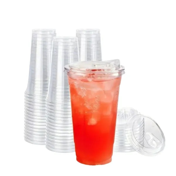 12oz Disposable Plastic Cup With Lid