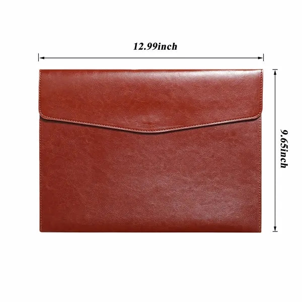 A4 Pu File Bag with Inner Pouch
