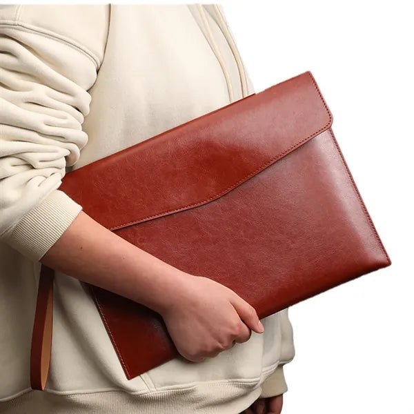 A4 Pu File Bag with Inner Pouch