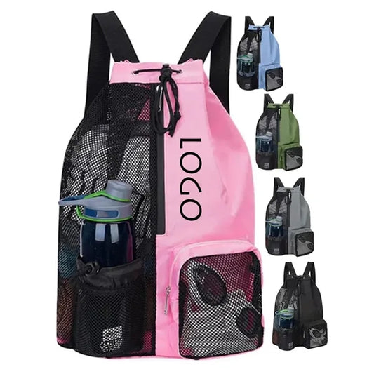 Mesh Drawstring Backpack