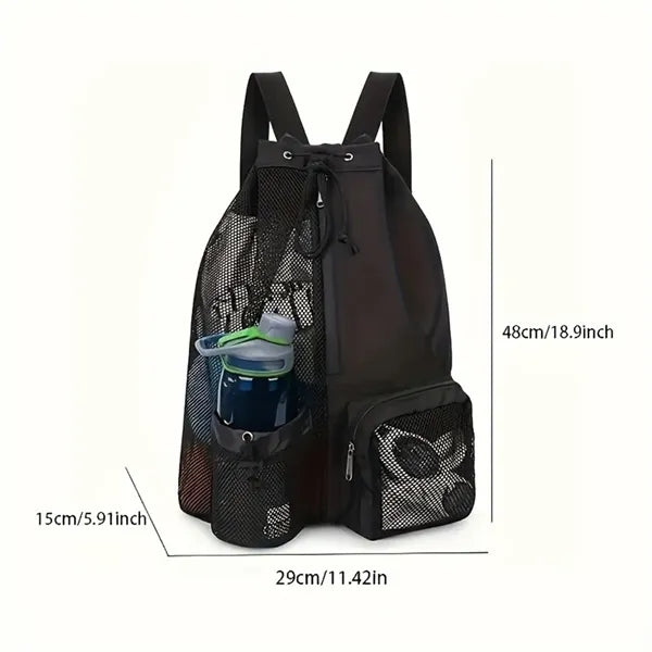 Mesh Drawstring Backpack