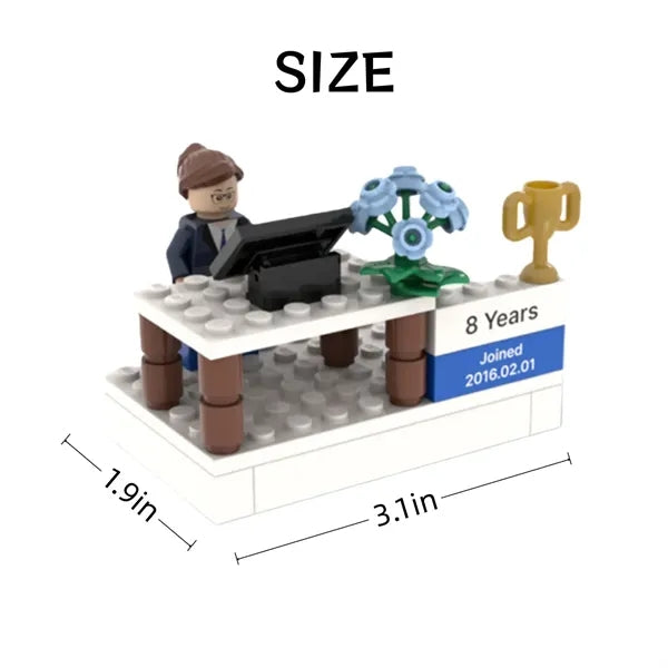 Corporate Building Block Gifts Ornaments