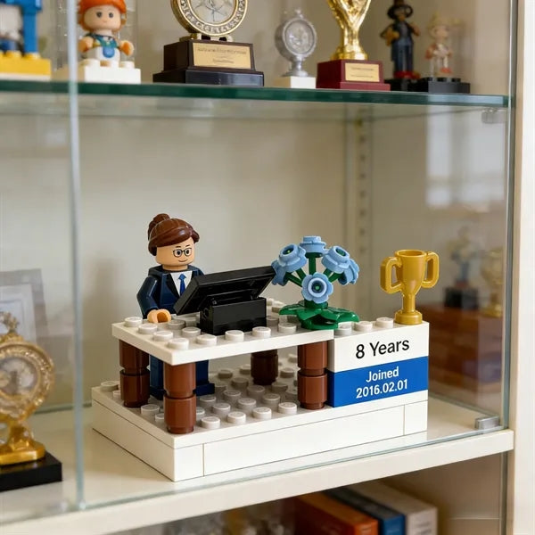 Corporate Building Block Gifts Ornaments